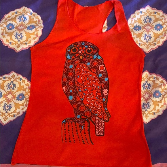 Red Owl Tank Top - Picture 2 of 2